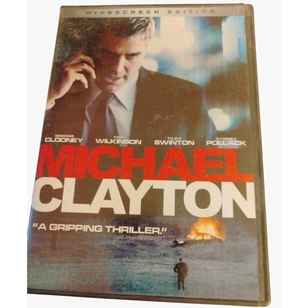 Michael Clayton DVD 2008 Widescreen Movie George Clooney Tilda Swinton